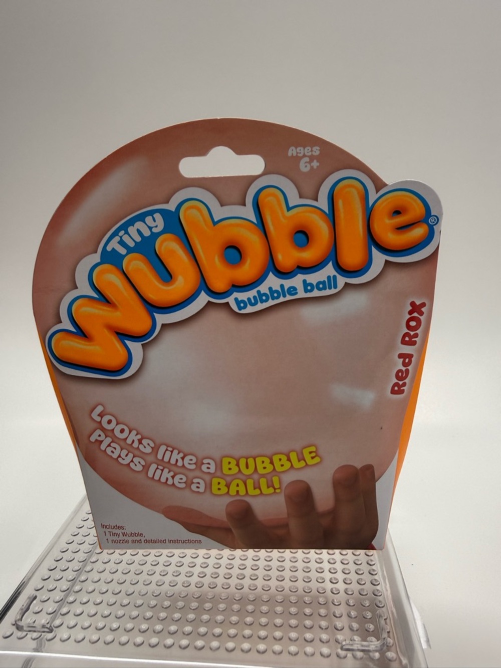 Tiny wubble bubble ball red rox